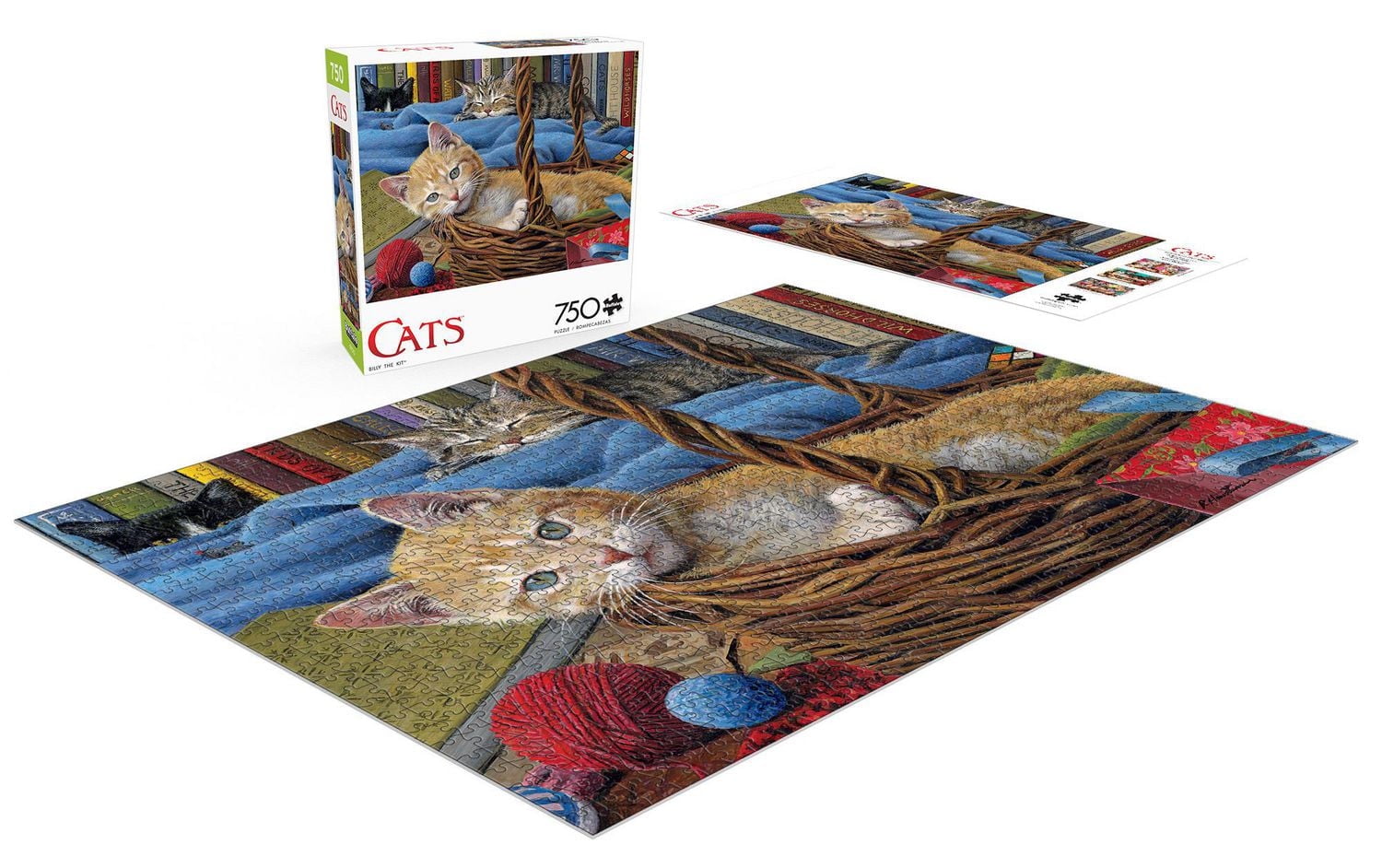 Buffalo Games - Cats - Billy the Kit - 750 Piece Jigsaw Puzzle