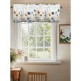 thumbnail image 2 of Poppy Flowers Curtain Valances for Windows, Spring Botanical Elegant Chic Floral Kitchen Valance Window Treatment, Light Filtering Block Curtains for Bathroom/Bedroom/Living Room 60'' x 18'', 2 of 9