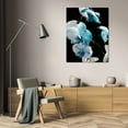 thumbnail image 3 of Alan Hausenflock 28x40 Gallery Wrapped Canvas Wall Art Titled - Blue Moth Orchids II, 3 of 4