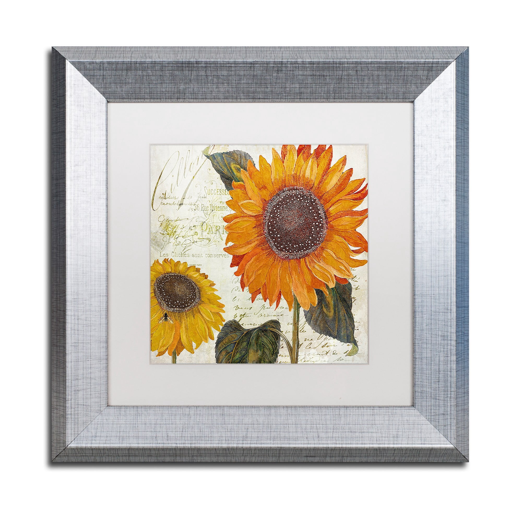 Trademark Fine Art "Sundresses II" Canvas Art by Color Bakery, White Matte, Silver Frame