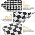 thumbnail image 2 of HLONK 24Pcs Paper Sheets 12- Inch Black Checkered Square Sandwich Wrapping Paper Grease Resistant Perfect for Carnival  Party  Fast  Cheese  Basket Liner and Packaging, 2 of 6