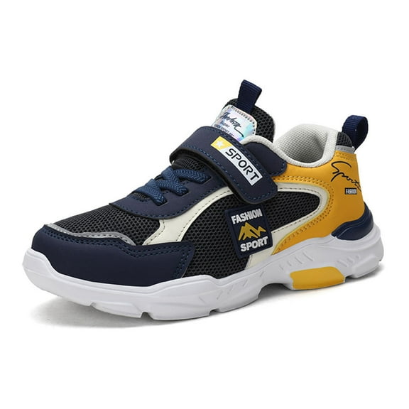 Eashi Boys Girls Sneakers Running Shoes Mesh Breathable Hook and Loop Slip-on Tennis Shoes (Little Kids/Big Kids)