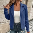 thumbnail image 2 of Lmueinov 2026 Women's Quilted Moto Jacket, Lapel Asymmetric Zip Long Sleeve Casual Biker Coat, Textured Slim Fit Outerwear for Daily Work Spring Fall S-XXL, 2 of 8