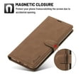 thumbnail image 2 of Samsung Galaxy A11 Wallet Case, Dteck Premium PU Leather Wallet Pocket Credit Card Slots Folio Phone Case Compatible With Samsung Galaxy A11, Brown, 2 of 5