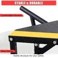 thumbnail image 4 of YUSAZENS RV Pool Step with Single Handrail, Portable Pool Ladder for RV Camper Trailer Above Ground Pool Access Yellow 4Steps, 4 of 9