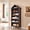 Brown, variant on IFGET 75.9" Tall Arch Bathroom Cabinet with Adjustable Storage Shelves, Freestanding Wood Storage Cabinet for Bathroom