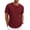 Wine, variant on Men's Henley Shirts, Short Sleeve Stretch Knit Ribbed Breathable Casual T-Shirts for Vacation Pink