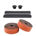 thumbnail image 1 of Bike Handlebar Tapes with End Plug Professional Comfortable Grip Cycling Handle Wraps for Mountain Road Bikes Racket Handles Fishing Rods Brown, 1 of 10