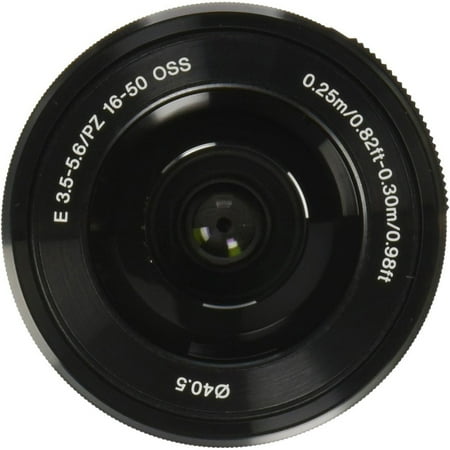 Sony - 16-50mm f/3.5-5.6 Retractable Zoom Lens for Most NEX E-Mount Cameras - Black