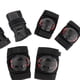thumbnail image 3 of Protectores de seguridad perfecl para niños 6 en 1 Rodilleras Almohadillas de codo y protectores de muñeca Negro S, 3 of 7