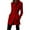 Red, variant on Simua Women's Wool Blend Trench Winter Jackets Mid Long Warm Pea Coats Dressy Casual Double Breasted Overcoat with Pockets