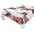 thumbnail image 5 of Ryvnso Cute Dog Jumping and Star Rectangle Table Cloth Tablecover Dinning Tablecloth 54"x72", 5 of 8