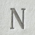 thumbnail image 3 of SKL Home Casual Monogram Hand Towel (2-Pack), "N",  White, 3 of 6