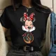 thumbnail image 5 of Camiseta de algodón de Mickey Minnie Mouse de Disney para niños, camiseta de manga corta de verano para niños, camisetas casuales Kawaii, ropa para bebés, 5 of 5