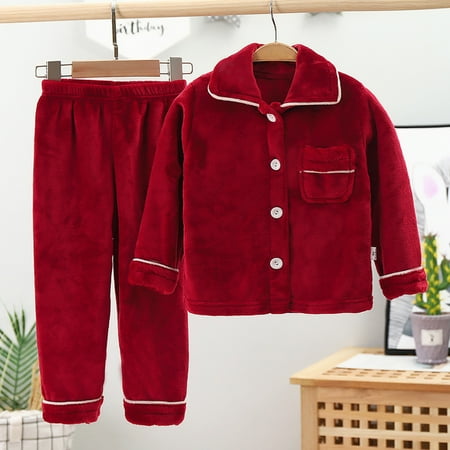 

Munlar Robes For Women Christmas Loungewear For Family Toddler Kids Baby Boys Girls Solid Pajamas Winter Warm Coats Pants Outfits Set