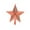 Red, variant on JOGZMZ Yellow Star Christmas Tree Topper, 7.3 in, Christmas Tree Decoration for Indoor Office Xmas New Year Holiday Tree Decoration