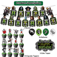 thumbnail image 2 of 30 Pcs For Beetlejuice 2 Theme Birthday Party Decoration Set - Includes Happy Birthday Banner, Cupcake Toppers, and Balloons for Kids’ Celebrations, 2 of 4