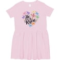 thumbnail image 3 of Inktastic He is Risen Easter Girls Toddler Dress, 3 of 5
