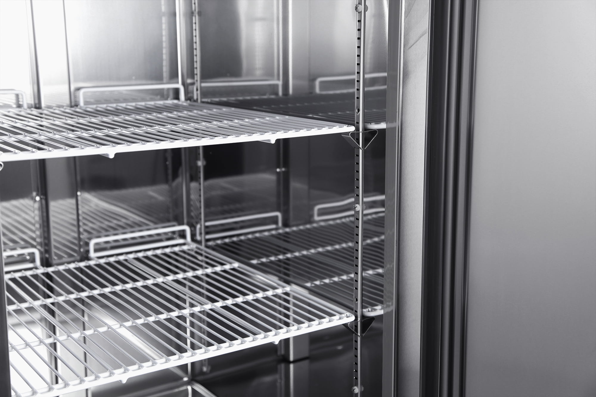 27"Heavy Duty ChumartUSA Commercial 23 cu ft Solid Stainless Steel Reach-In Refrigerator Up Right