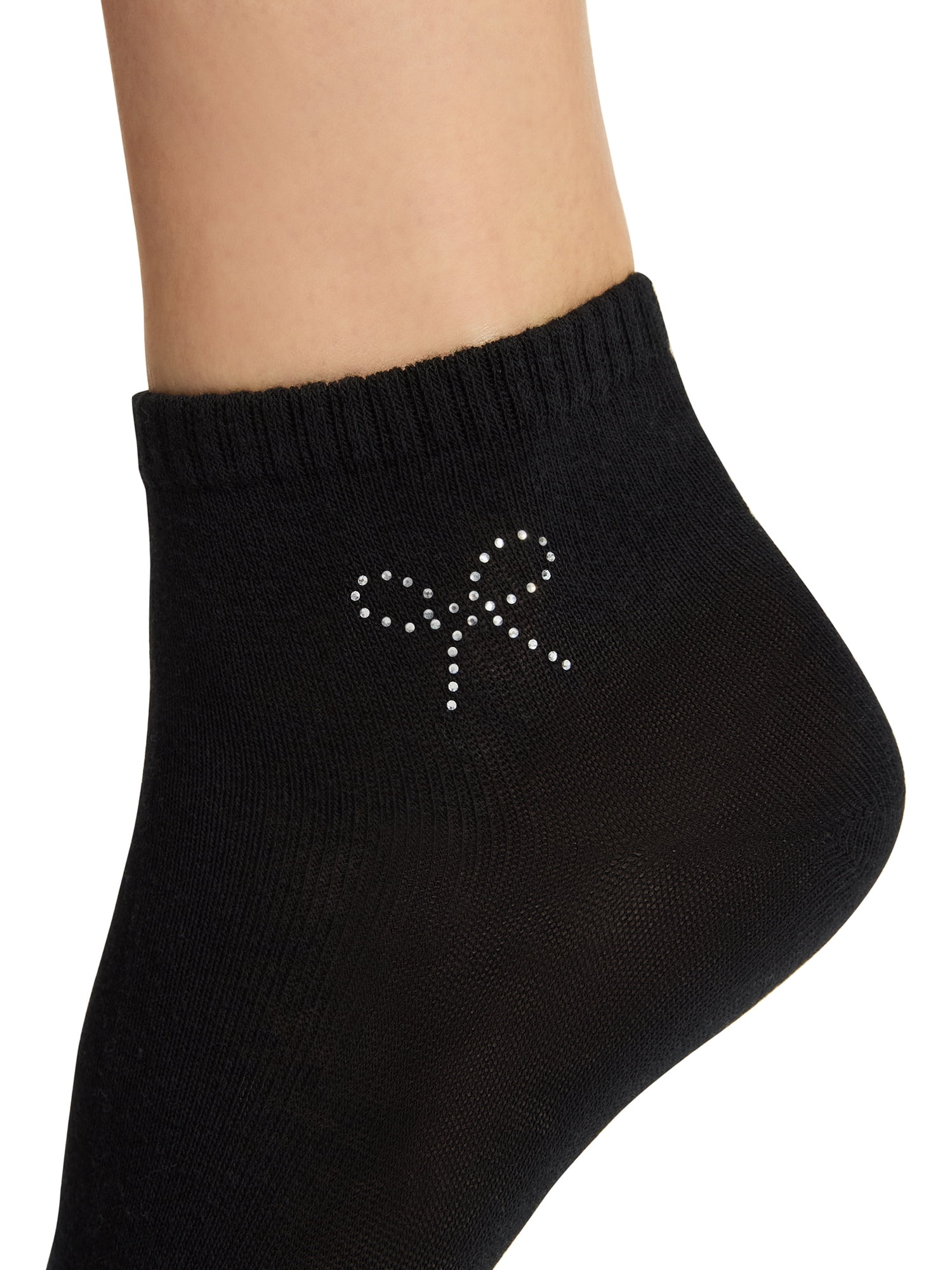 Madden NYC Women's Quarter Sock, 6-Pack, Fits Shoe Size 5-10