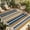 GoldenRod, variant on Blue Yellow Striped Outdoor Rug for Patio/Deck/Porch, Non-Slip Large Area Rug 4 x 6 Ft, Modern Stripes Art Indoor Outdoor Rugs Washable Area Rugs, Reversible Camping Rug Carpet Runner