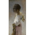 thumbnail image 2 of Sargent, John Singer 18x32 White Modern Wood Framed Museum Art Print Titled - Rosina, 2 of 4