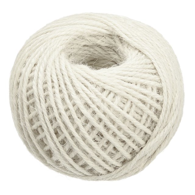 Unique Bargains 164 Feet 2mm Jute Twine, Jute Rope, Jute String Cords Beige
