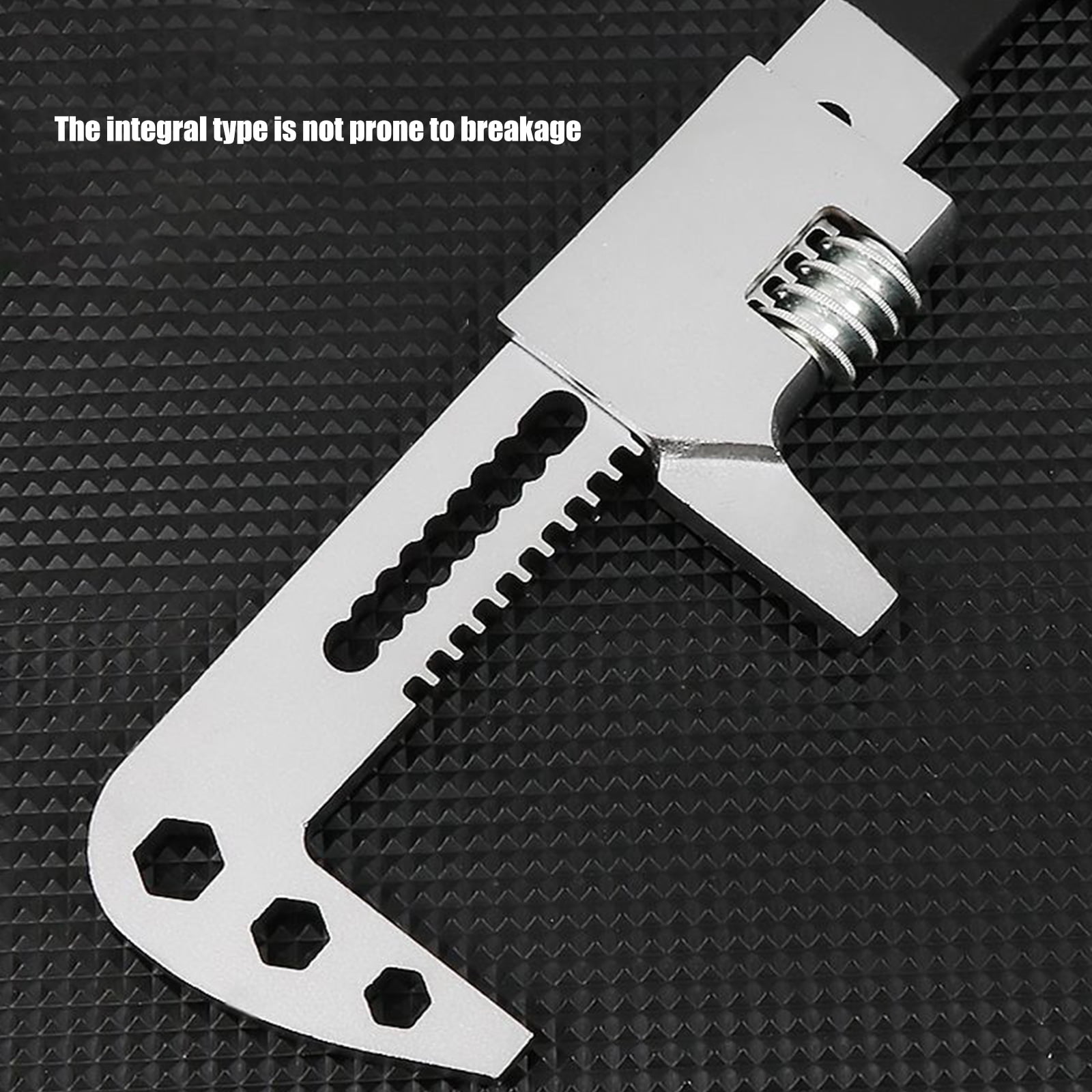 F Type Adjustable Wrench Steel Bathroom Sink Wrench Household Pipe Spanners Pipe Wrench and Large Opening Wrench