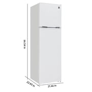 ARCTIC CHEF 10 Cu. ft. Top-Freezer Apartment-size Refrigerator - White