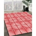 thumbnail image 2 of Ahgly Company Indoor Square Patterned Light Coral Pink Area Rugs, 7' Square, 2 of 6