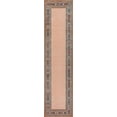 thumbnail image 3 of JONATHAN Y HAWAII 2 x 8 Runner Rug, Sebastian Diamond Border - Orange/Ivory, HWC102C-28, 3 of 10