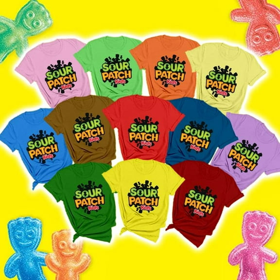 Sour Patch Candy Group Halloween Costumes, Chocolate Bar Matching Costume Halloween Shirt, Teachers Halloween Group Shirt