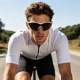 thumbnail image 6 of Dual Color Frame Full Wrap Sport Bike Sunglasses Anti Glare UV Block Lens, Flexible Impact Resistant Outdoor Eyewear for Driving Hiking Cycling Beach Daily Casual Fashion, 6 of 6