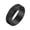 Black, variant on Men Rhomboid Rotatable Ring 8mm Stainless Steel Fidget Rings Anxiety Spinner Ring Silver Size 7