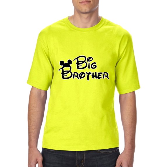 "Mens and Big Mens Big Brother T-Shirt, up to size 3XLT"