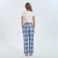 thumbnail image 6 of HEARNICE Women's Pajama Pants, Soft Long Casual Pajama Lounge Bottoms, Knit Sleep Pants with Pockets(LIGHT BLUE PLAID, L), 6 of 6