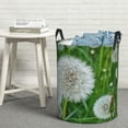 thumbnail image 6 of Goofa Dandelion Flower In The Meadow Printed Circular Hamper,Laundry Basket with Handles,Storage Baskets Foldable,Large Capacity Laundry Hamper-Small, 6 of 6