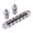 Silver, variant on CEORPER Guitar Zinc Alloy 6 String Tune O-Matic Style Guitar Bridge Zinc Alloy Saddle