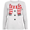 thumbnail image 1 of Snowman Costume Halloween Blanc T-Shirt à Manches Longues pour Femmes, 1 of 1