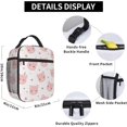 thumbnail image 6 of Pig Lunch Bag Insulated Lunch Box for Women Reusable Portable Lunchbox Leakproof Cooler Tote Bento Bag for Office Work Picnic, 6 of 6