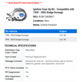 thumbnail image 2 of Ignition Tune-Up Kit - Compatible with 1998 - 2003 Dodge Durango 1999 2000 2001 2002, 2 of 2