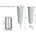 thumbnail image 5 of Minzimin Memorial Floral Vases, Cemetery Vase, Headstones Flower Holder, Grave Cone Vase, Flower Pots for Outdoor Plants, Decorative Plastic Containers Set of 6, 5 of 5