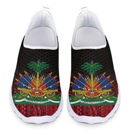 

Nursing Shoes for Women Afro American Pan African UNIA Flag Loafers Woman Slip On Flats Mesh Sneakers Summer Ladies Casual Shoes