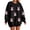 Black, variant on Duqingm Womens Halloween Sweatshirt Crewneck Cute Ghost Graphic Long Sleeve Fleece Pullover Sweatshits Oversized Fall Outfits,2XL