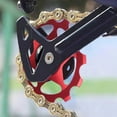 thumbnail image 3 of Toudaret Chain Drop Wheel Bike Rear Derailleur Pulley Bicycle Rear Derailleur Pulley Guide Wheel Multi-tooth Design Universal Fit Anodized Resistant Bike, 3 of 8