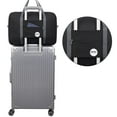 thumbnail image 4 of For Spirit Airlines Personal Item Bag 18x14x8,Travel Duffel Bag  with Shoulder Strap,Underseat Foldable Carry-on Luggage for Men Women,Black Bags, 4 of 7