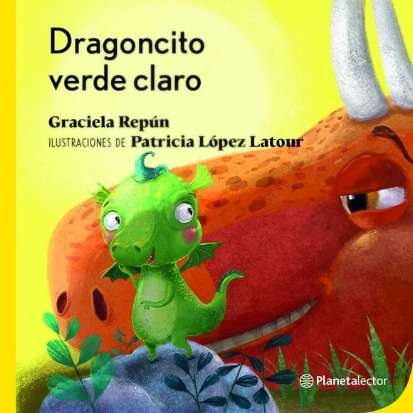 Dragoncito verde claro Blanco