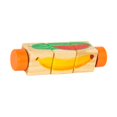 thumbnail image 4 of Juguete de madera giratorio para niños, ideal para el reconocimiento, el aprendizaje temprano y el desarrollo de la motricidad fina. Regalo perfecto. Naranja, 4 of 9