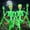 Green, variant on Halloween Decorations Outdoor Skeletons Set - 2 Pack 36" (90cm) Light Up Skeleton with LED Lights & 2 Red Eyes, Poseable Full Body, Indoor Halloween Decor for Yard, Porch (Orange)