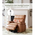 thumbnail image 6 of Towallmark Massage Chair Full Body,for Adults- Manual Rocking Chair with Remote Control for Living Rooms, Bedrooms and Nurseries,Retro Brown, 6 of 8